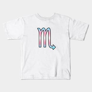 Scorpio Trans Pride Symbol Kids T-Shirt